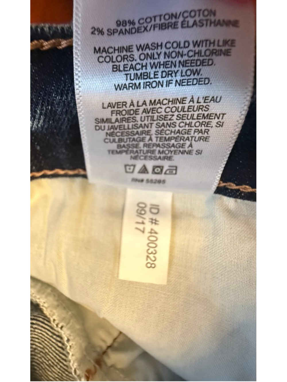 EXPRESS Blue Distressed High Rise Girlfriend Jeans Size 4 NWT - Picture 11 of 14